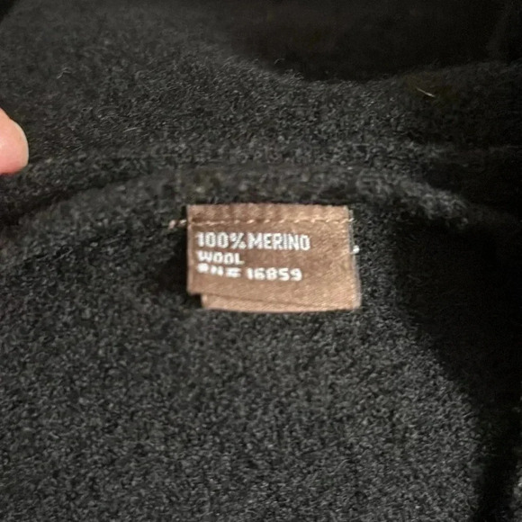 J Mclaughlin Boiled Merino Wool Sweater Coat size M - Picture 6 of 8